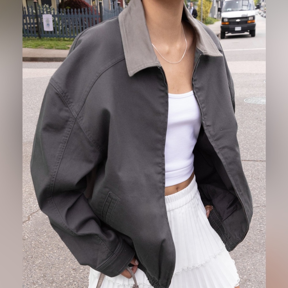 OAK + FORT grey barn Jacket